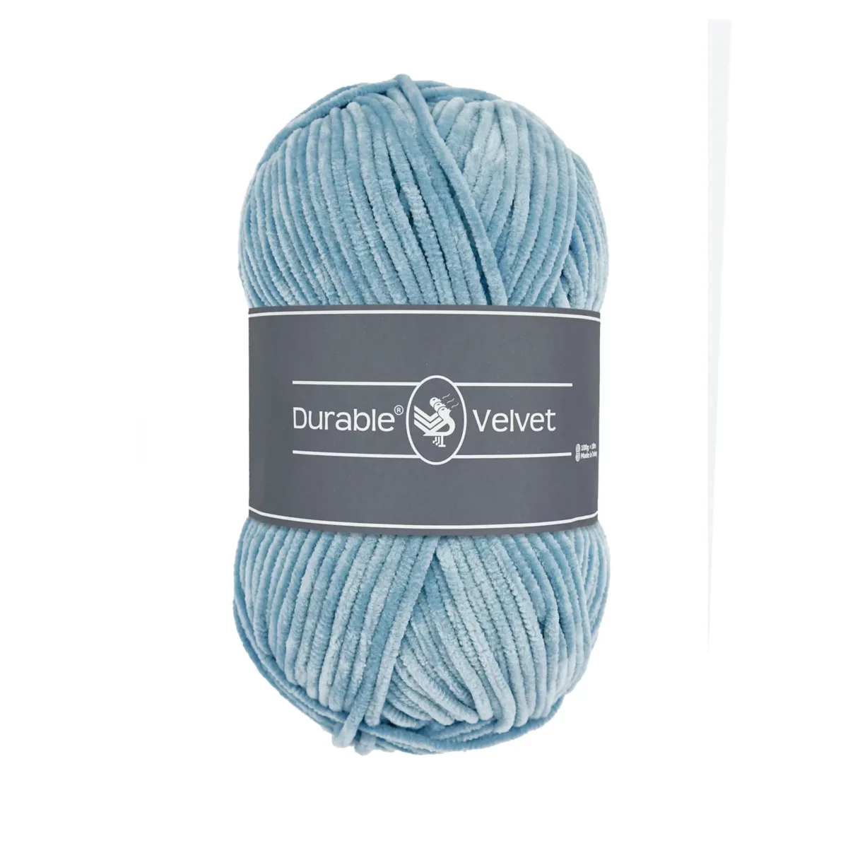 Durable Velvet – 289 Blue Grey 100% Polyester <strong>Specificaties:</strong> <table> <tbody> <tr> <td>Gewicht</td> <td>100 gram</td> </tr> <tr> <td>Looplengte</td> <td>180 meter</td> </tr> <tr> <td>Samenstelling</td> <td>100% Polyester</td> </tr> <tr> <td>Advies naalddikte</td> <td>3-5 mm</td> </tr> </tbody> </table> Jootjes Haakcadeautjes