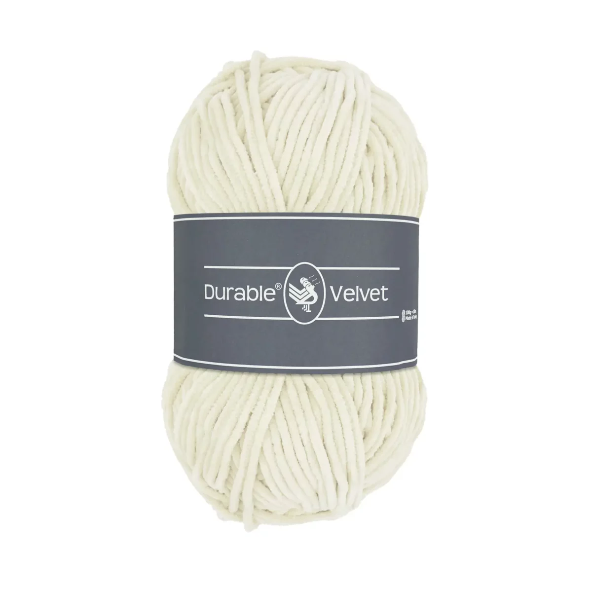 Durable Velvet - 326 Elfenbein
100% Polyester <strong>Spezifikationen:</strong>
<table>
<tbody>
<tr>
<td>Gewicht</td>
<td>100 g</td>
</tr>
<tr>
<td>Laufende Länge</td>
<td>180 Meter</td>
</tr>
<tr>
<td>Zusammensetzung</td>
<td>100% Polyester</td>
</tr>
<tr>
<td>Empfohlene Nadeldicke</td>
<td>3-5 mm</td>
</tr>
</tbody>
</table> Jootjes Haakcadeautjes