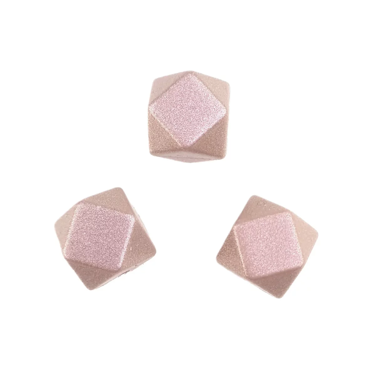 Size: 14 mm
Hexagon beads
Color: Pale Rose Pearl Print Beautiful color shades for a uniquely chic result Material: Material safely tested for CE certified finished product (according to EN-71 safely tested silicone). BPA-free, Phthalate-free, PVC-free and free of all other harmful chemicals as tested through EN-71.   Jootjes Haakcadeautjes