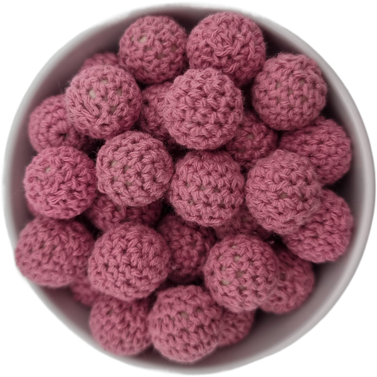 Gehäkelte Perlen; Holzperle mit gehäkeltem Baumwollgurt für Babys.
<ul> <li>Größe: 20 mm Holzperle mit Baumwolle</li> <li>Farbcode: Rose</li>
</ul>
Handgehäkelt.
100% babyfreundliches Baumwollgarn. Jootjes Haakcadeautjes