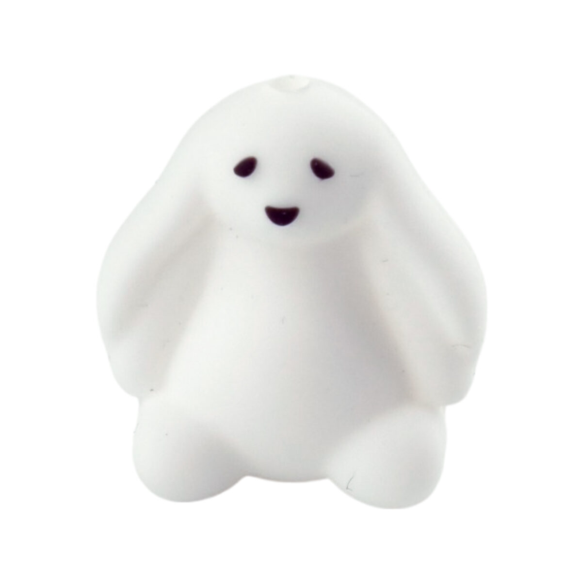 Matériau : 100% sans BPA, sûr selon EN-71, silicone Type : lapin Couleur : blanc   Jootjes Haakcadeautjes
