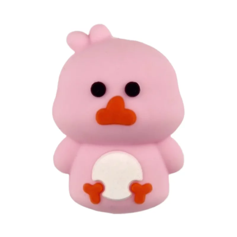 Siliconen Kraal - 3D - Tweety Bird - Zacht Roze