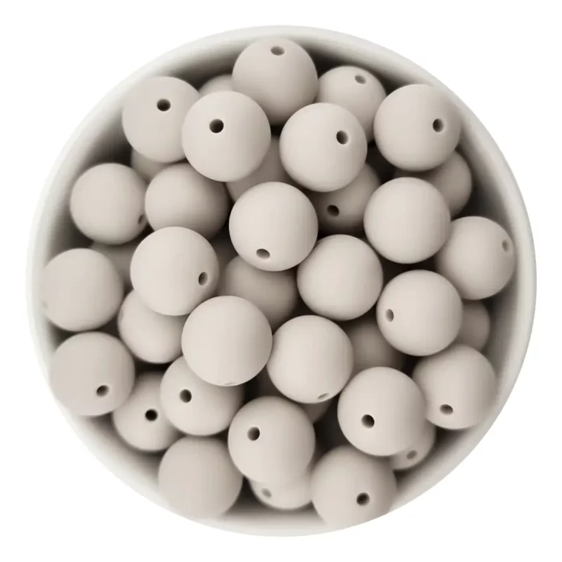 Siliconen kralen 20 mm - Rond - Sea Shell