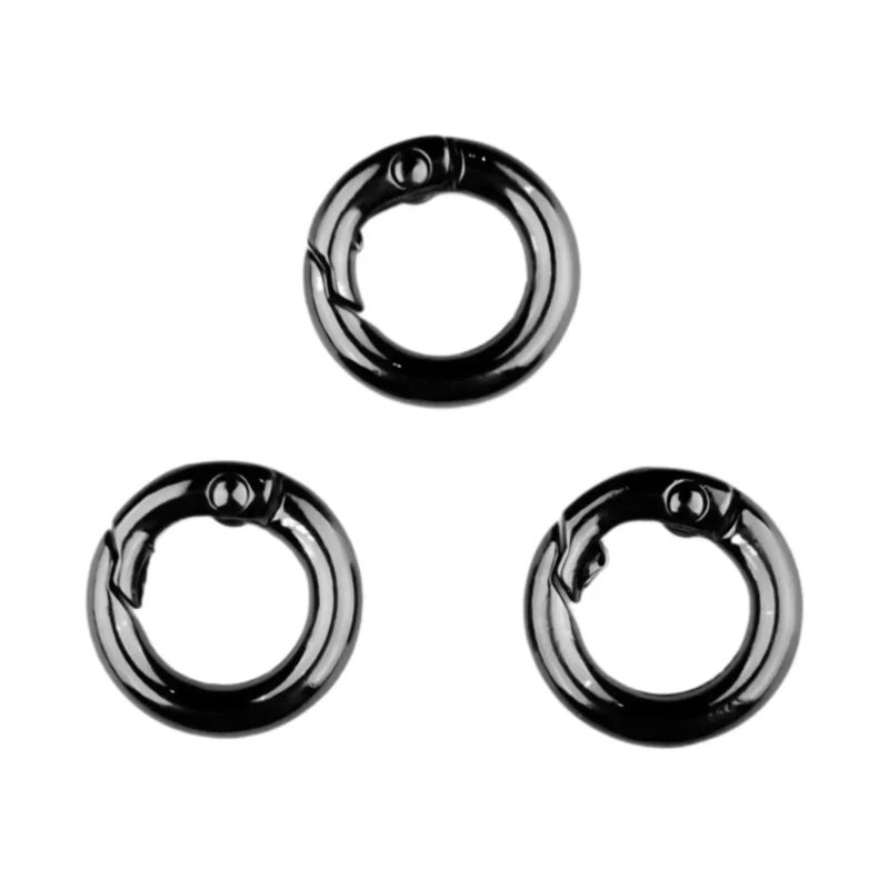 Sleutelhangers - Clip on ring - 18 mm - Titanium