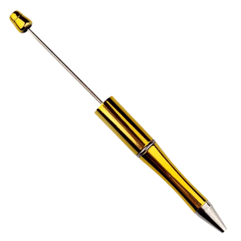 Kralenpen - Juffen Cadeau - Gold Chrome - Per 3 stuks