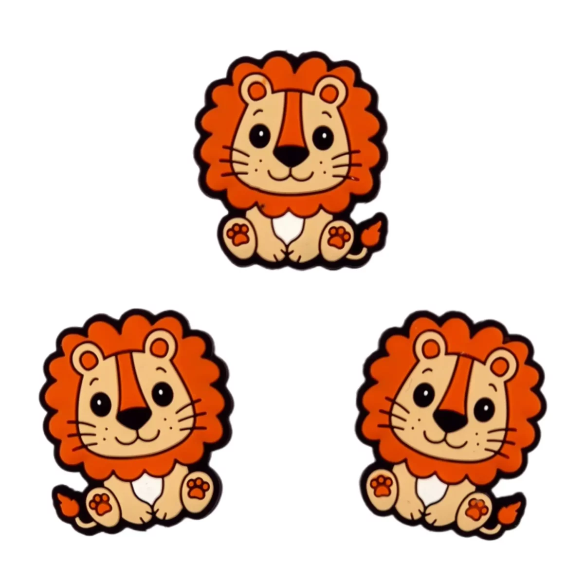 Variant: Baby Leeuw - Op Zwart Gemaakt van BPA-vrij siliconen. Volledig chemisch veilig getest volgens EN-71, 100% kind veilig. Voor meer informatie over het gebruik, lees onderaan de pagina. Jootjes Haakcadeautjes