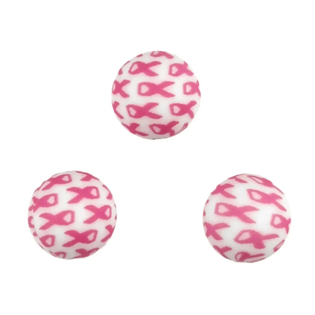 Pink Ribbon Siliconen kralen <ul> <li>Variant Pink Ribbon</li> <li>Formaat: 12 mm</li> <li>BPA-vrij</li> <li>CE-gecertificeerd</li> <li>Vaatwasser bestendig</li> <li>Koelbaar voor doorkomende tandjes</li> </ul> Verkrijgbaar in meerdere prachtige kleuren en zo samen te stellen naar eigen wens. Jootjes Haakcadeautjes