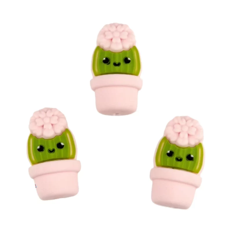 Siliconen kraal - 3D - Cactus