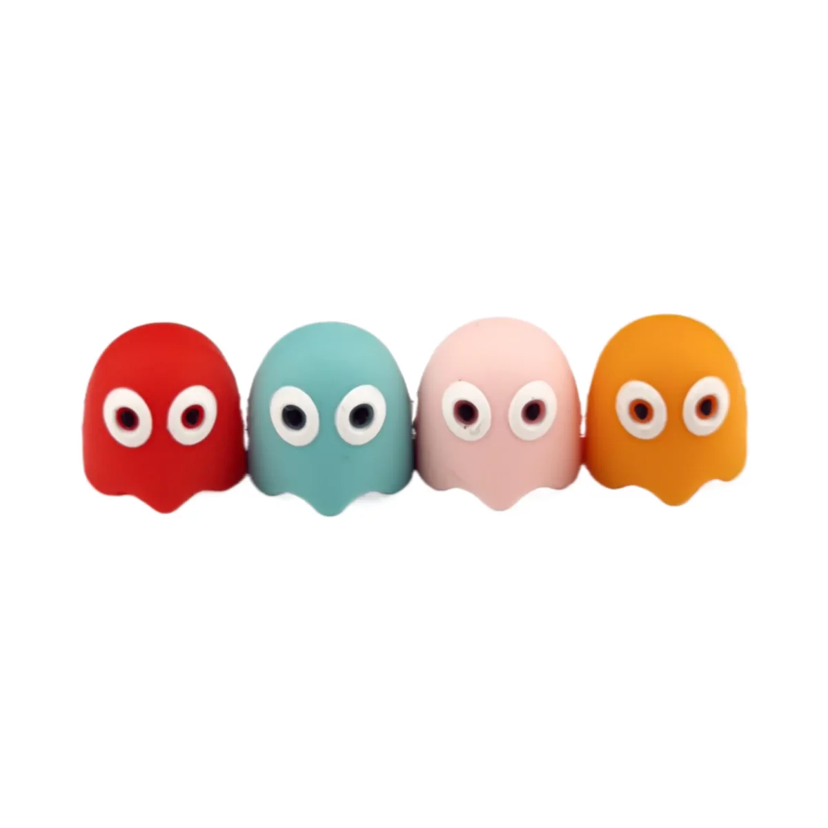 Variant: 3D - Pacman Spook - Aruba Gemaakt van BPA-vrij siliconen. Volledig chemisch veilig getest volgens EN-71, 100% kind veilig. Voor meer informatie over het gebruik, lees onderaan de pagina. Jootjes Haakcadeautjes