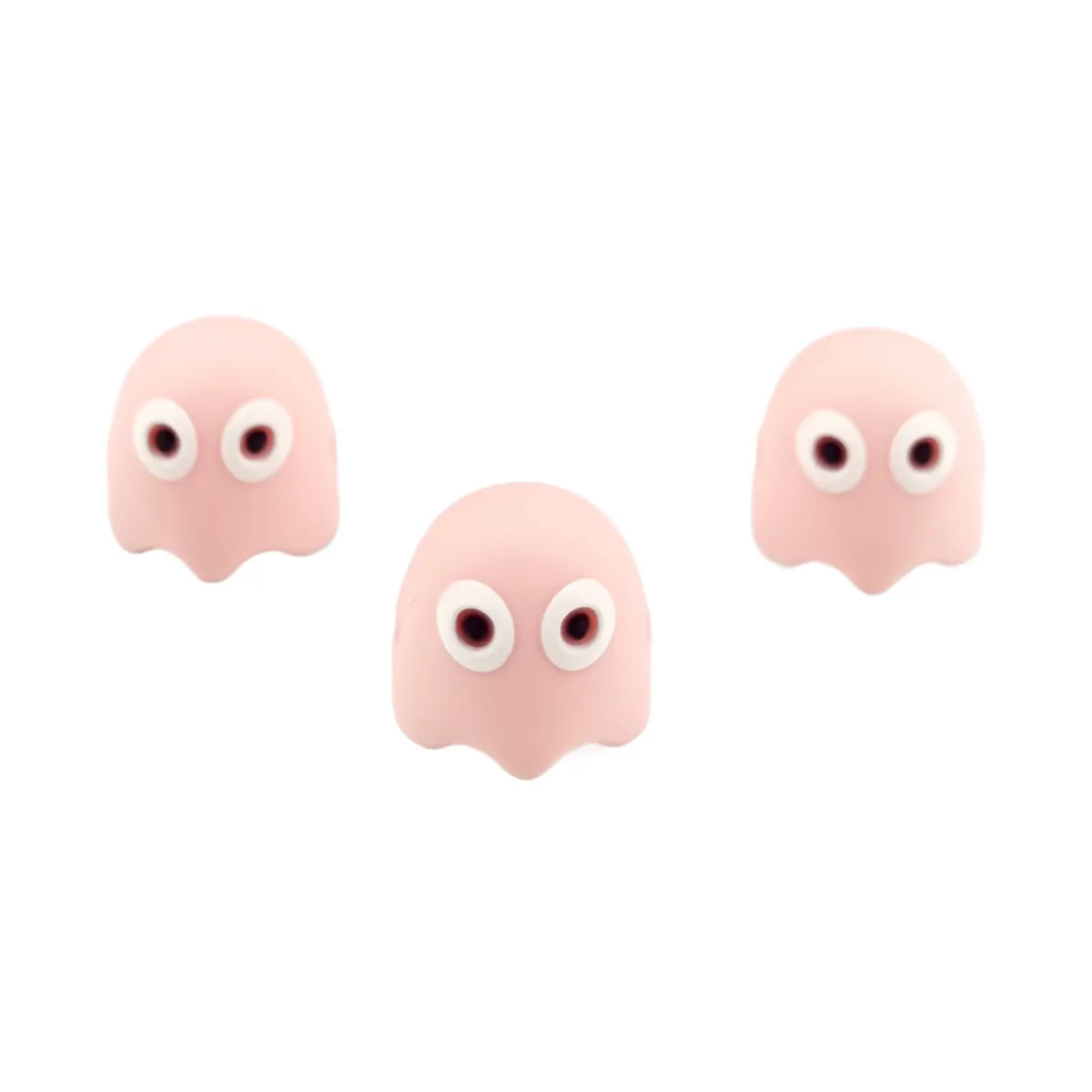 Variant: 3D - Pacman Spook - Perzik Roze Gemaakt van BPA-vrij siliconen. Volledig chemisch veilig getest volgens EN-71, 100% kind veilig. Voor meer informatie over het gebruik, lees onderaan de pagina. Jootjes Haakcadeautjes