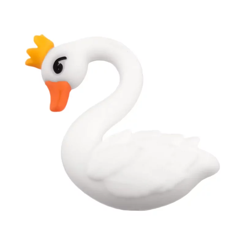 Dit setje bevat alle benodigdheden voor het kunnen maken van een zelfgemaakte Kralen pen Sparkle - Cyaan / Zwaan Wit van siliconen kralen. Jootjes Haakcadeautjes
