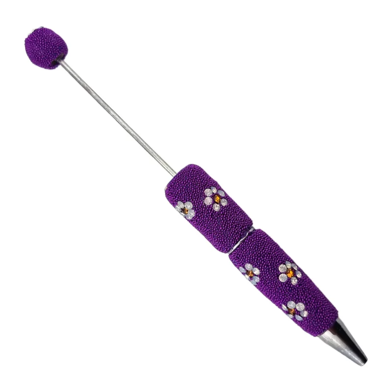 Kralenpen - Pebble Bloem - Wicked Paars - Per stuk