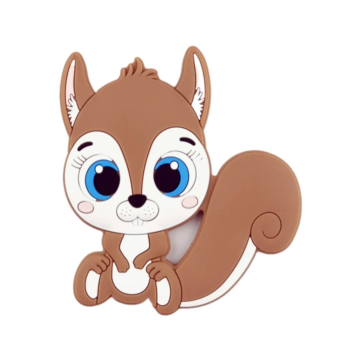 Variant: Eekhoorn Kleur: Milk Chocolate Gemaakt van BPA-vrij siliconen. CE-gecertificeerd, 100% kind veilig. Voor meer informatie over het gebruik, lees onderaan de pagina. Jootjes Haakcadeautjes