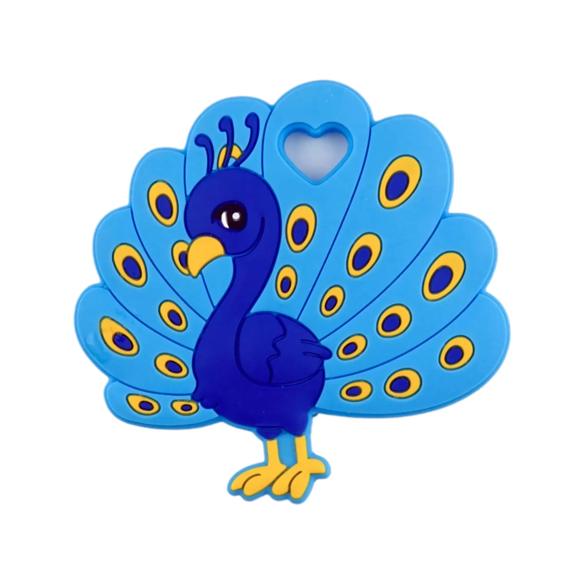 Variante : Paon Couleur : Bleu ciel Fabriqué en silicone sans BPA. Certifié CE, 100% sûr pour les enfants. Pour plus d'informations sur l'utilisation, lisez au bas de la page. Jootjes Haakcadeautjes