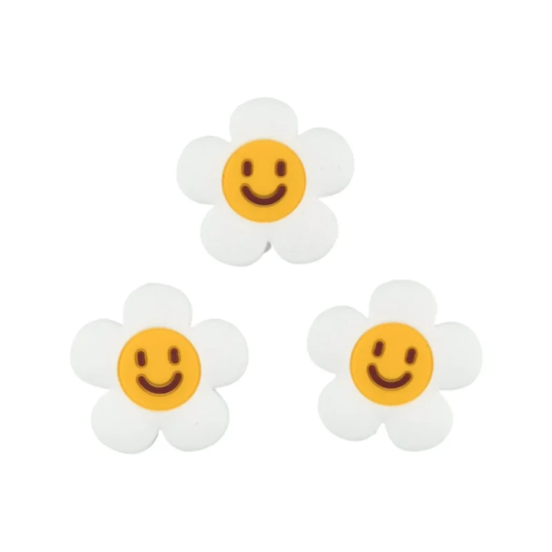 Siliconen  Kraal - Smiley Margriet