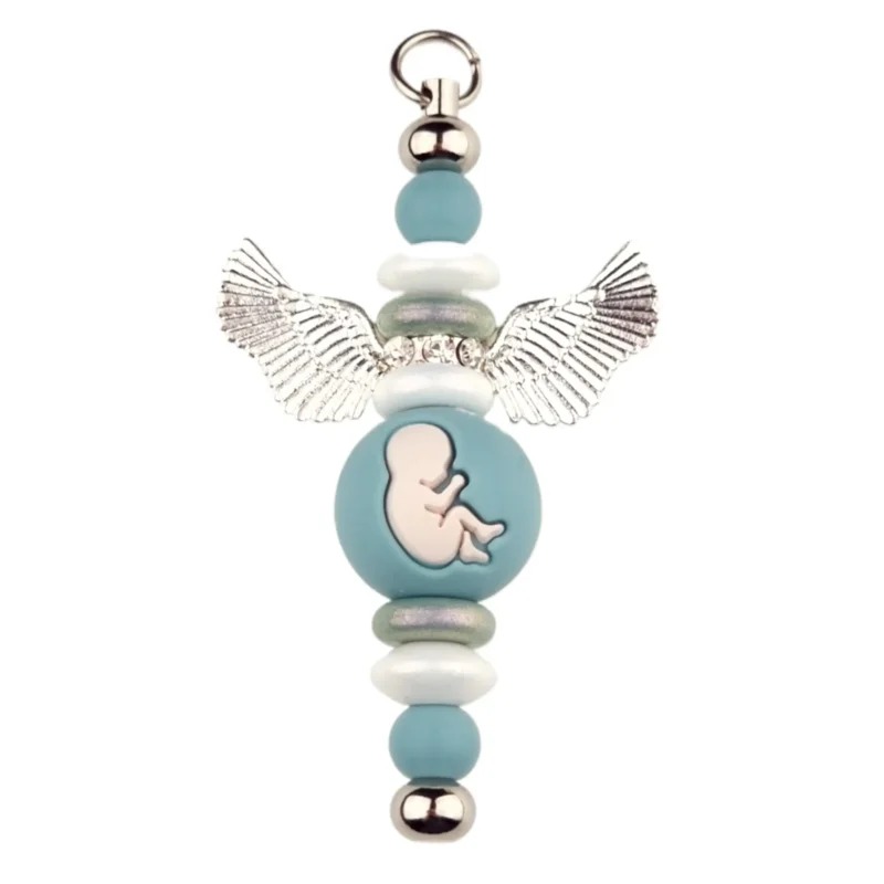 DIY Angel Pendant Baby - Aquamarine
