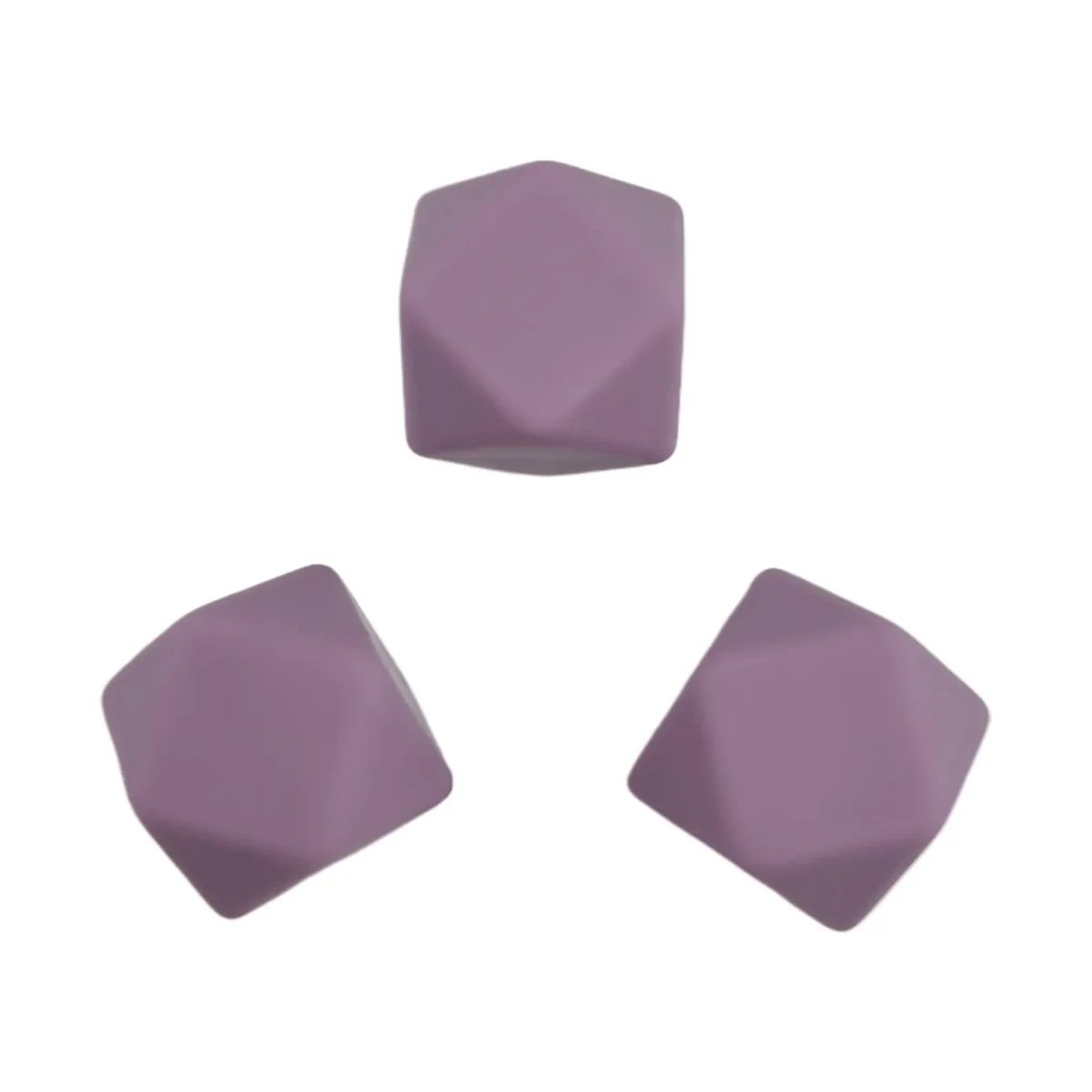 Kleur: Heide Formaat: 14 mm Hexagon Aantal: 50 stuks - Bulk Pakket Jootjes Haakcadeautjes