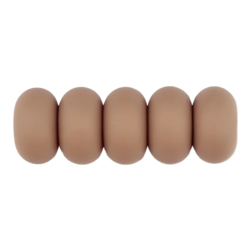 Siliconen kralen - Abacus - 14 mm - Reebruin