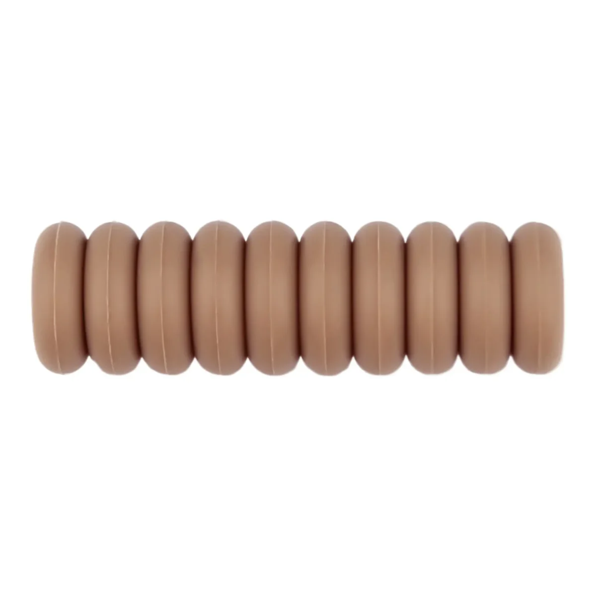 Kleur Reebruin - Type: Siliconen kralen Mini Abacus - Formaat: 12x4 mm - Vastgelegd ontwerp van Jootjes Haakcadeautjes, gedeponeerd design. - Verkocht per stuk, nergens goedkoper - BPA-, Ftalaten-, Lood-, PVC- en Gif-vrij - Geschikt voor CE-gecertificeerd eind product - Medische kwaliteit siliconen kralen - Koelbaar in de koelkast - Vaatwasser bestendig Jootjes Haakcadeautjes