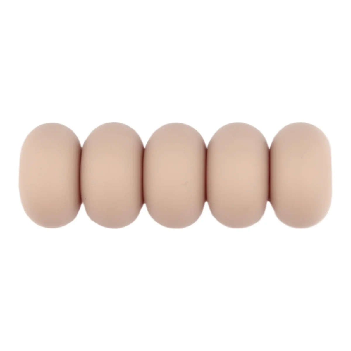 Kleurcode Tapioca - Type: Siliconen kralen abacus - Ook wel bekend als: platte ronde kraal, telraam kraal, ovale siliconen kraal. - Formaat: 14 mm - BPA-, Ftalaten-, Lood-, PVC- en Gif-vrij - CE-gecertificeerd - Medische kwaliteit siliconen kralen Jootjes Haakcadeautjes