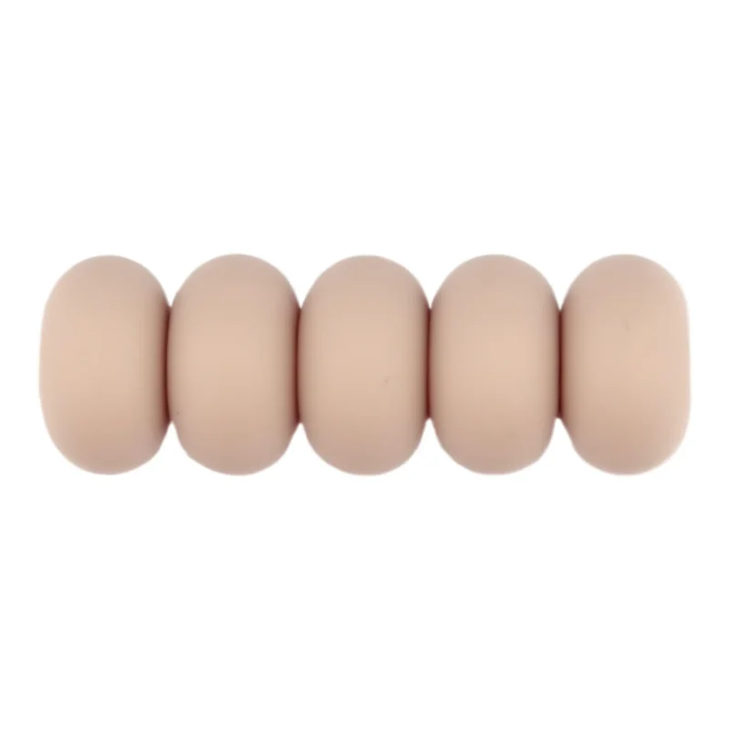 Siliconen kralen - Abacus - 14 mm - Tapioca