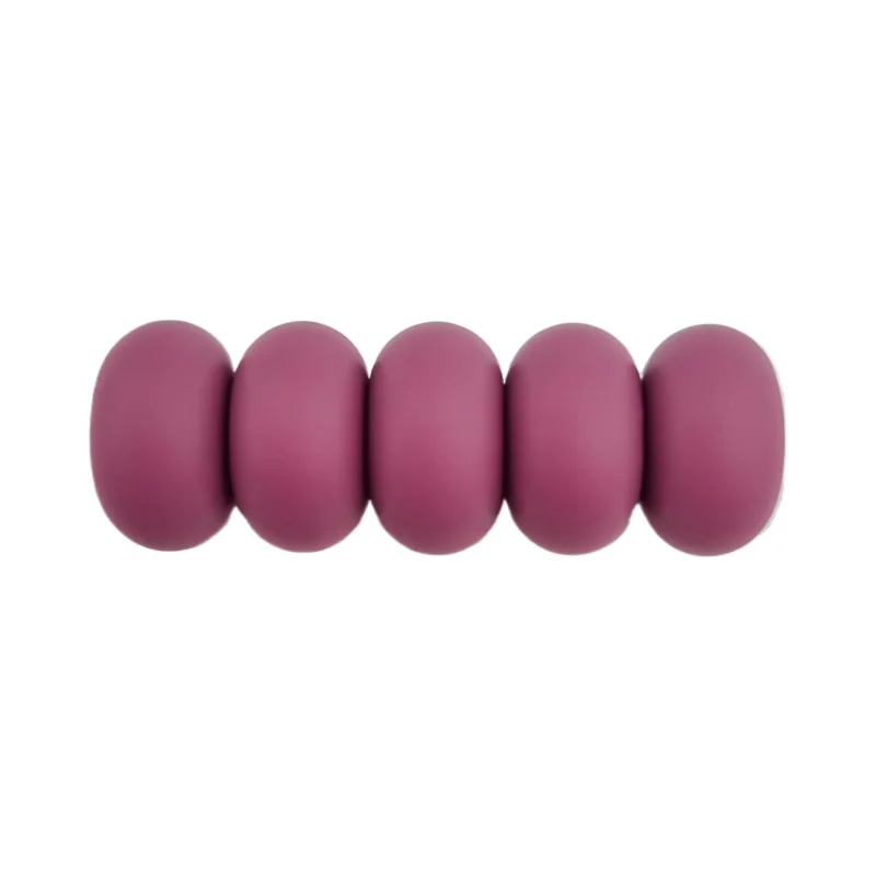 Silikonperlen - Großpackung - 50 Stück - 10% Rabatt - Cerise - 12 mm Abacus