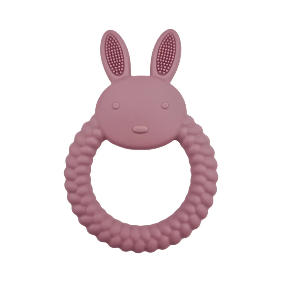 Variant: Konijn met Twist Kleur: Dark Rose Gemaakt van BPA-vrij siliconen. CE-gecertificeerd, 100% kind veilig. Voor meer informatie over het gebruik, lees onderaan de pagina. Jootjes Haakcadeautjes