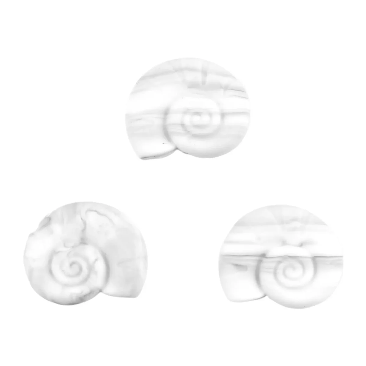 Kleurcode: Marmer Zwart Wit - Type: Siliconen kraal Schelp/Fossiel - Formaat: ca 26mm x 23 mm x 7 mm - Verkocht per stuk - BPA-, Ftalaten-, Lood-, PVC- en Gif-vrij - CE-gecertificeerd - Medische kwaliteit siliconen kralen - Koelbaar in de koelkast - Vaatwasser bestendig Jootjes Haakcadeautjes