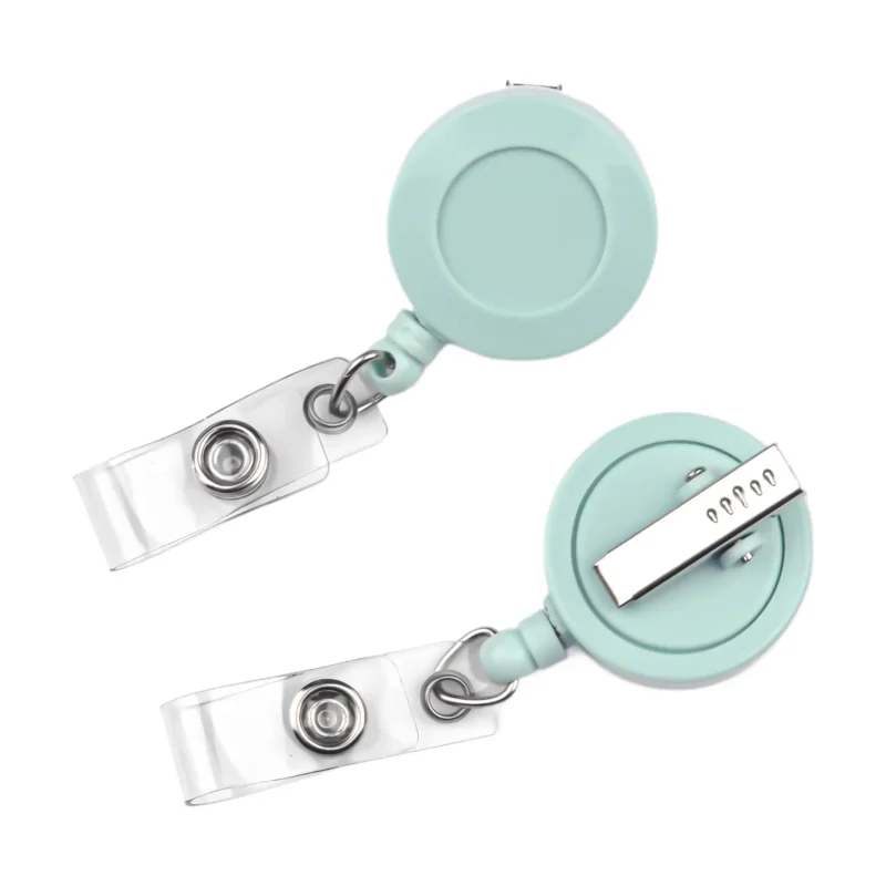 Badgehouder met Trekkoord - Mint Groen