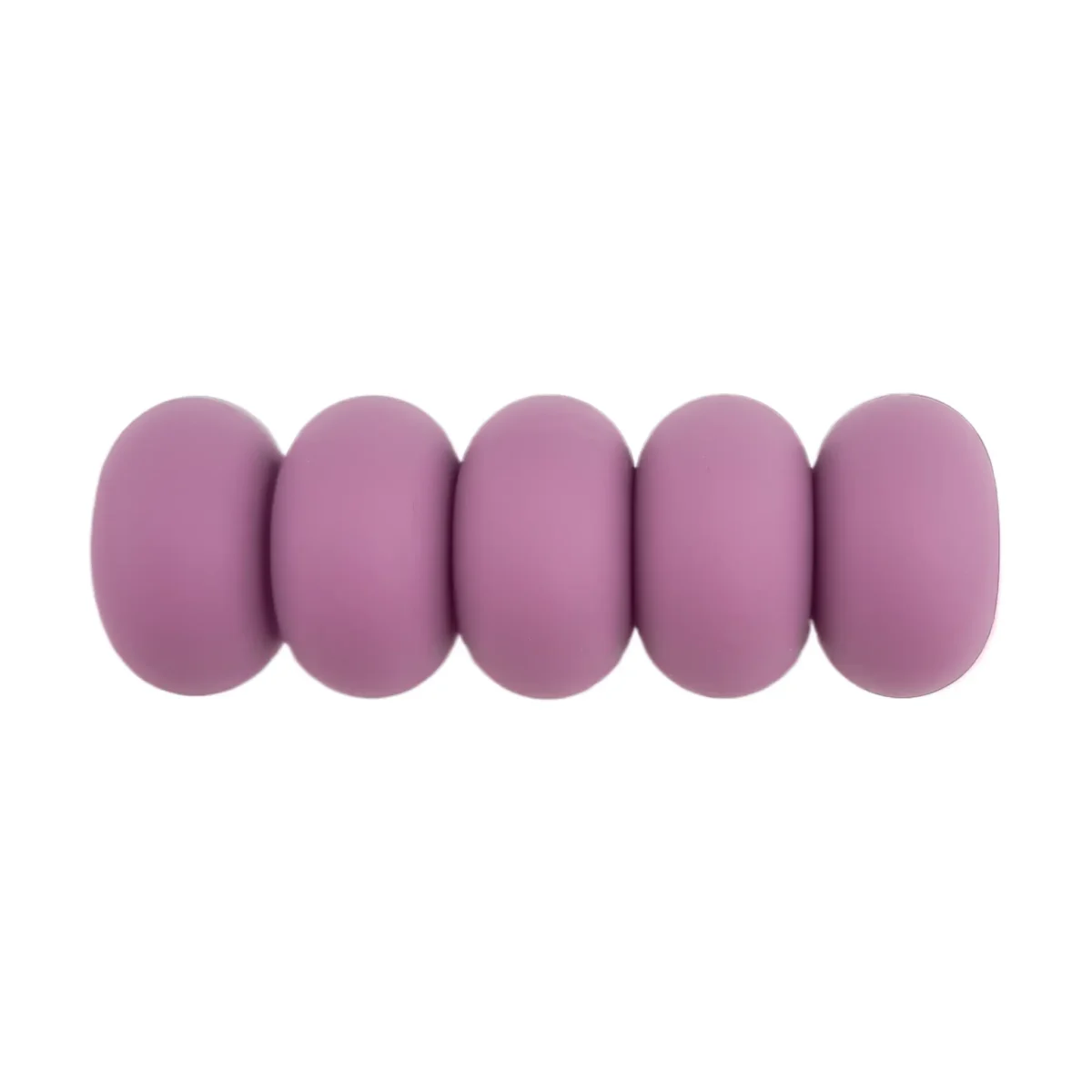 Kleurcode Mauve - Type: Siliconen kralen abacus - Ook wel bekend als: platte ronde kraal, telraam kraal, ovale siliconen kraal. - Formaat: 14 mm - BPA-, Ftalaten-, Lood-, PVC- en Gif-vrij - CE-gecertificeerd - Medische kwaliteit siliconen kralen Jootjes Haakcadeautjes