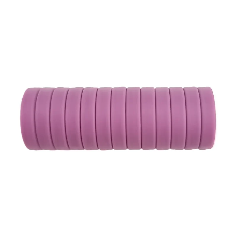 Siliconen kralen - Mini Circlet - 14 x 3 mm - Mauve