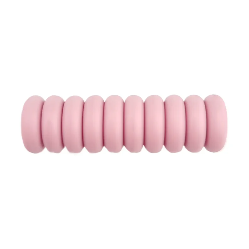 Siliconen kralen - Mini Abacus - 12 x 4 mm - Bloesem