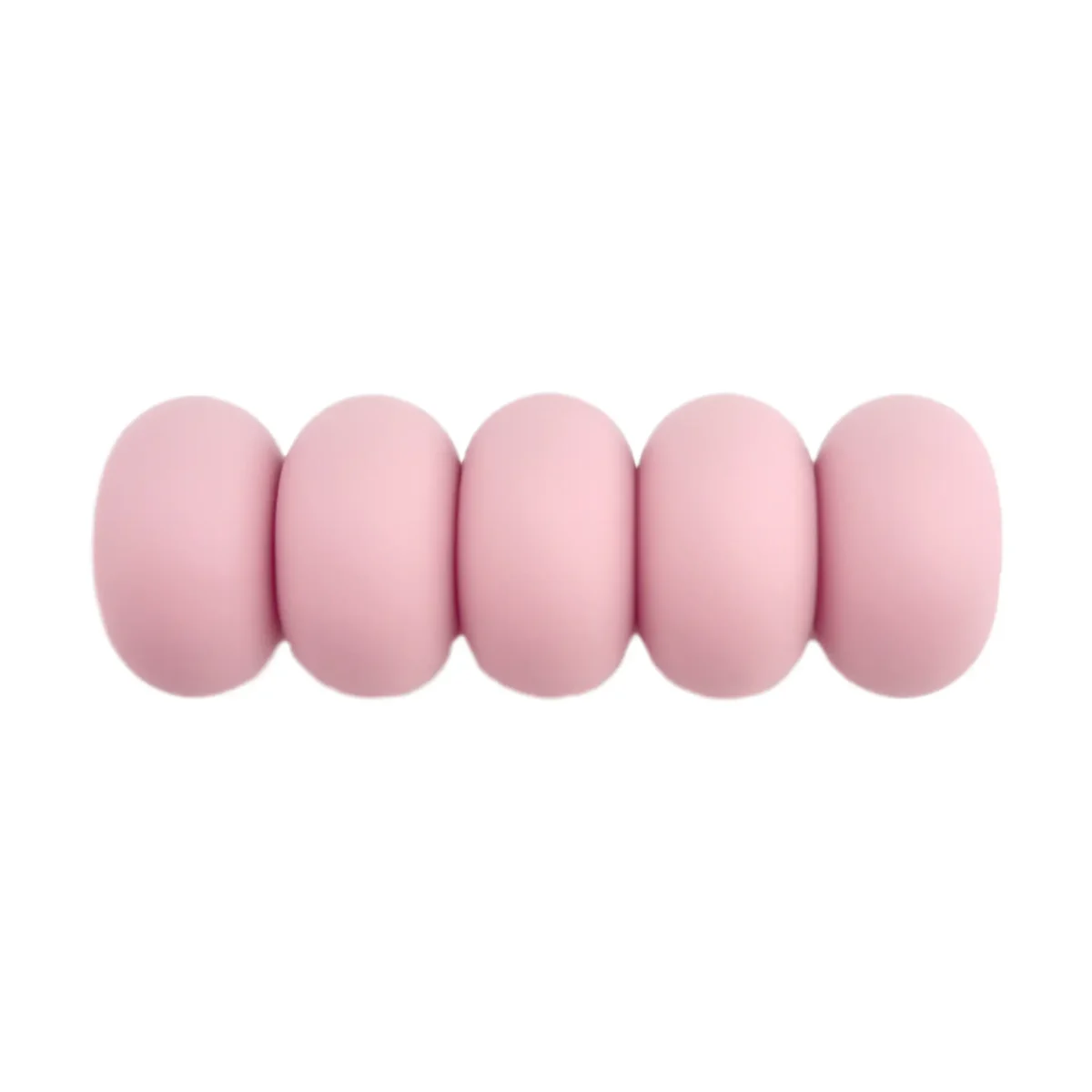 Kleurcode Bloesem - Type: Siliconen kralen abacus - Ook wel bekend als: platte ronde kraal, telraam kraal, ovale siliconen kraal. - Formaat: 14 mm - BPA-, Ftalaten-, Lood-, PVC- en Gif-vrij - CE-gecertificeerd - Medische kwaliteit siliconen kralen Jootjes Haakcadeautjes