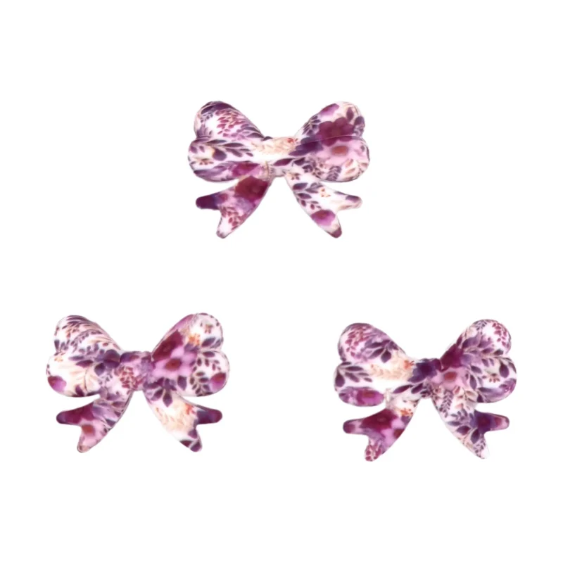 Siliconen kralen - Strik - Verticaal Rijggat - Viola Print