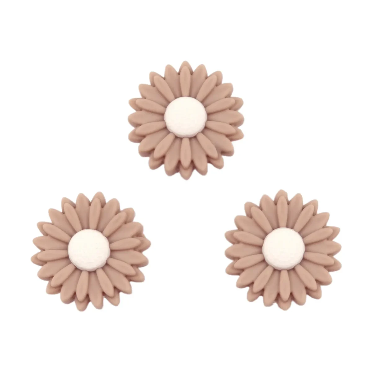 Variant: Bloemetje - 22 mm - Wood / Kokos Gemaakt van BPA-vrij siliconen. Volledig vrij van schadelijke chemische stoffen zoals voorgeschreven in de EN-71 Europese testcriteria en derhalve 100% kind veilig. Voor meer informatie over het gebruik, lees onderaan de pagina. Jootjes Haakcadeautjes