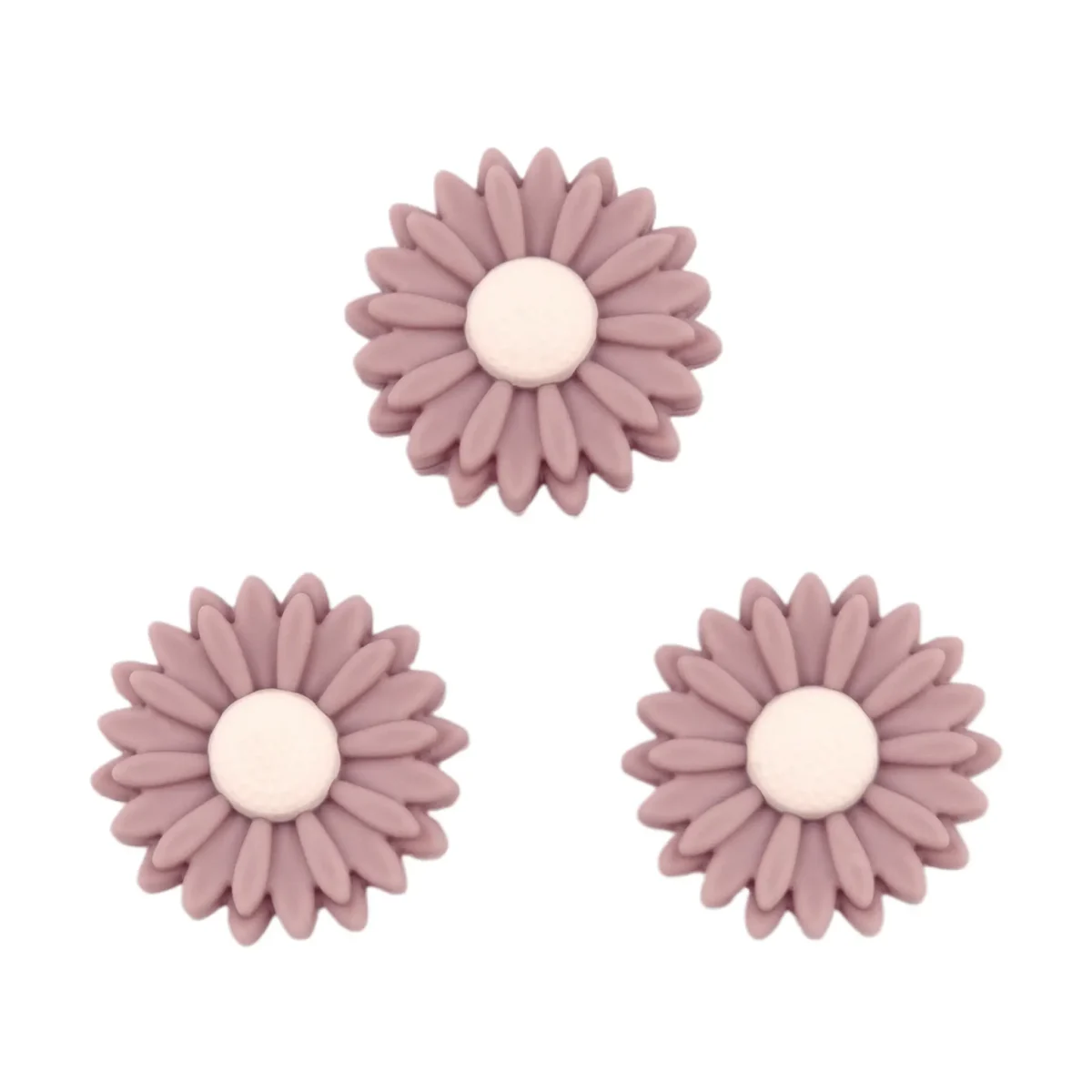 Variante: Blümchen / Daisy - 22 mm - Altrosa / Elfenbein Hergestellt aus BPA-freiem Silikon. Völlig frei von schädlichen Chemikalien, wie von den europäischen EN-71 Testkriterien vorgeschrieben und daher 100% kindersicher. Weitere Informationen zur Verwendung finden Sie unter
am Ende der Seite. Jootjes Haakcadeautjes