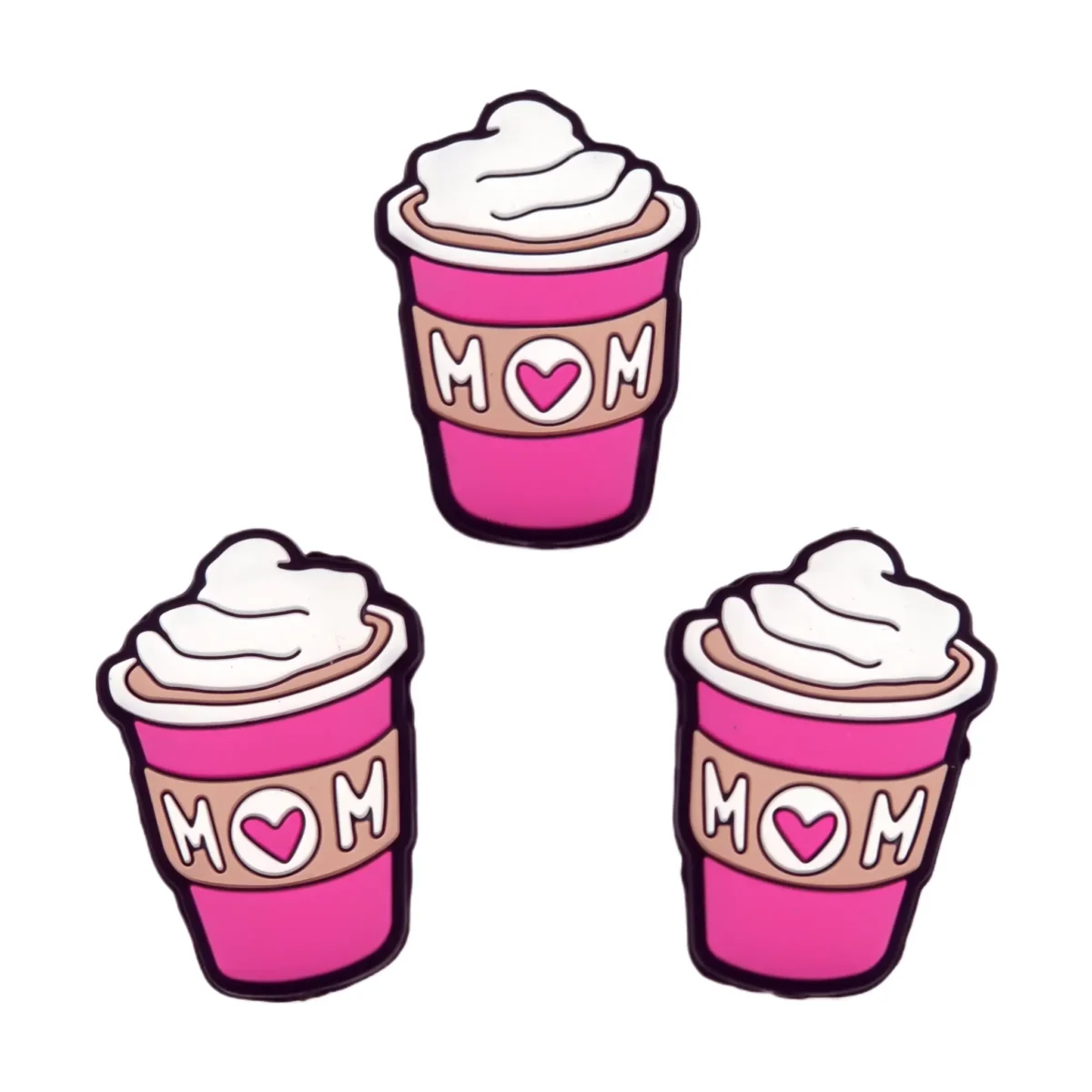 Variant: Coffee Cup - MOM - Fuchsia Gemaakt van BPA-vrij siliconen. Volledig chemisch veilig getest volgens EN-71, 100% kind veilig. Voor meer informatie over het gebruik, lees onderaan de pagina. Jootjes Haakcadeautjes