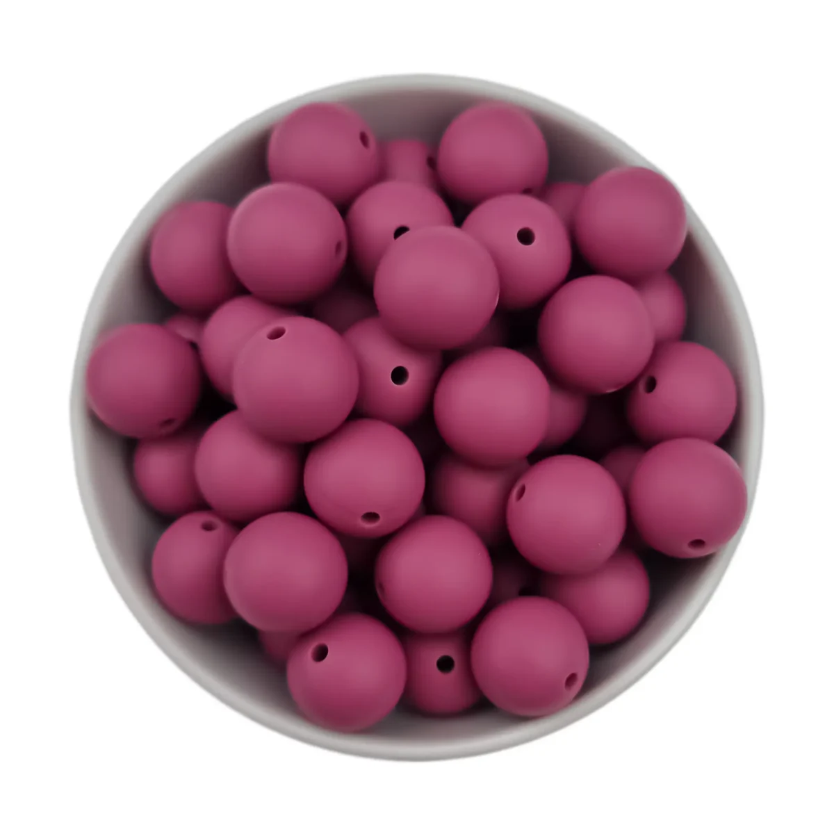 Kleur: Cerise Formaat: 12 mm rond Aantal: 50 stuks - Bulk Pakket Jootjes Haakcadeautjes