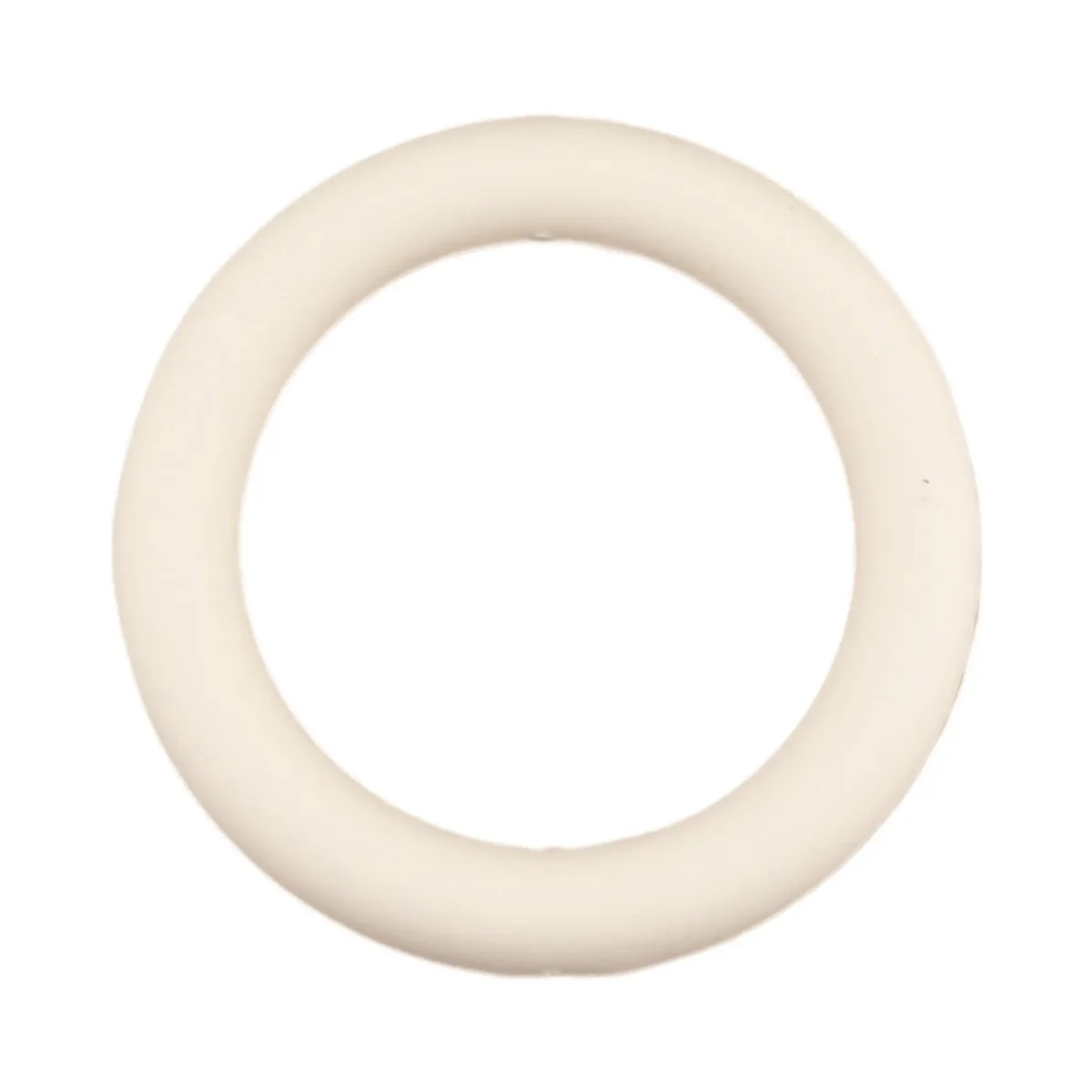 Siliconen Ring Doorrijgbaar <ul> <li>Kleurcode: Ivory</li> <li>BPA-vrij, EN-71 veilig getest siliconen</li> <li>Buitendiameter: 68 mm</li> <li>Binnendiameter: 46 mm</li> </ul> Jootjes Haakcadeautjes