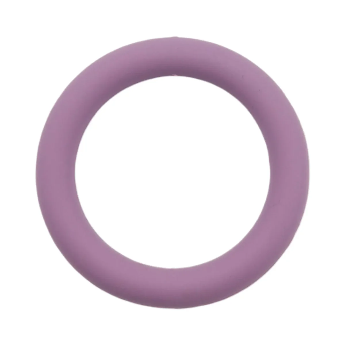 Siliconen Ring Doorrijgbaar <ul> <li>Kleurcode: Heide</li> <li>BPA-vrij, EN-71 veilig getest siliconen</li> <li>Buitendiameter: 68 mm</li> <li>Binnendiameter: 46 mm</li> </ul> Jootjes Haakcadeautjes