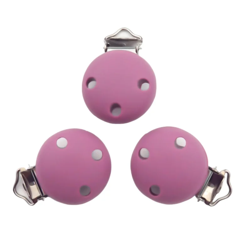 Siliconen Speenclip - Klein - 30 mm - Mauve