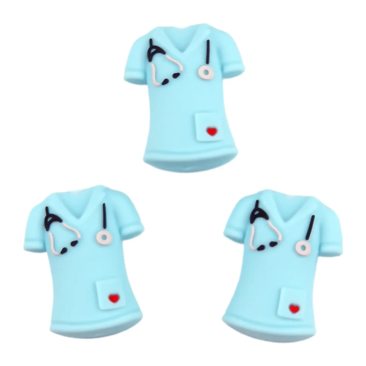 Kleurcode: Paradijs Blauw - Type: Siliconen kralen 3D - Verplegers Uniform - Paradijs Blauw - Verkocht per stuk - BPA-, Ftalaten-, Lood-, PVC- en Gif-vrij - Geschikt voor CE-gecertificeerd eindproduct - Medische kwaliteit siliconen kralen - Koelbaar in de koelkast - Vaatwasser bestendig Jootjes Haakcadeautjes