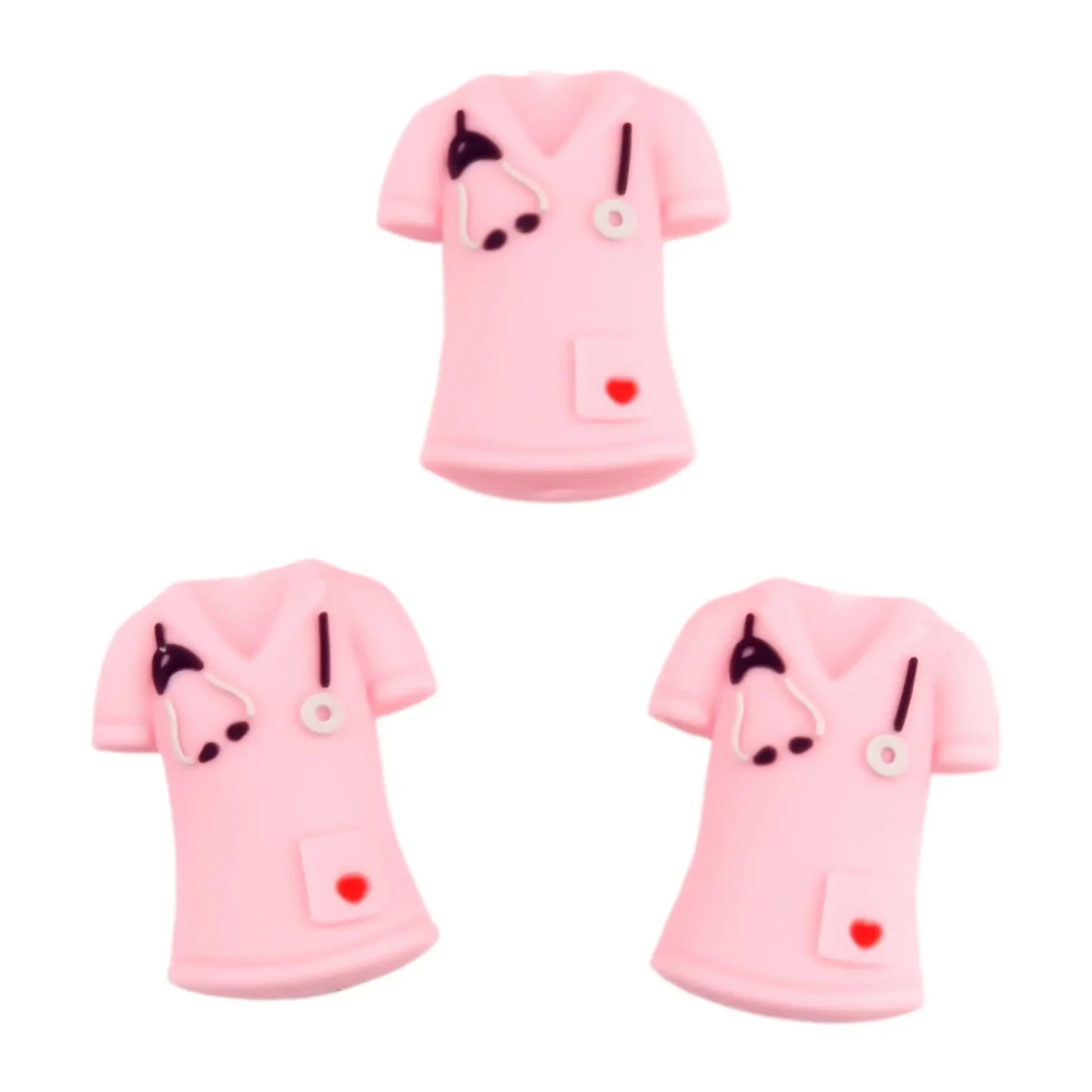 Kleurcode: Perzik Roze - Type: Siliconen kralen 3D - Verplegers Uniform - Perzik Roze - Verkocht per stuk - BPA-, Ftalaten-, Lood-, PVC- en Gif-vrij - Geschikt voor CE-gecertificeerd eindproduct - Medische kwaliteit siliconen kralen - Koelbaar in de koelkast - Vaatwasser bestendig Jootjes Haakcadeautjes