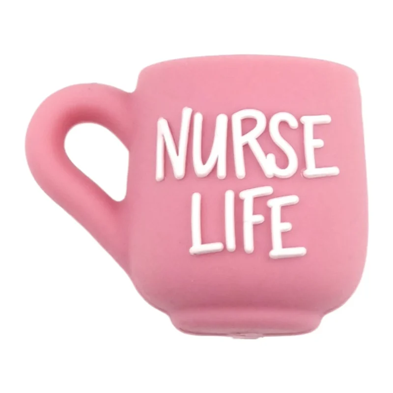 Silikonperlen - Kaffeebecher - Nurse Life