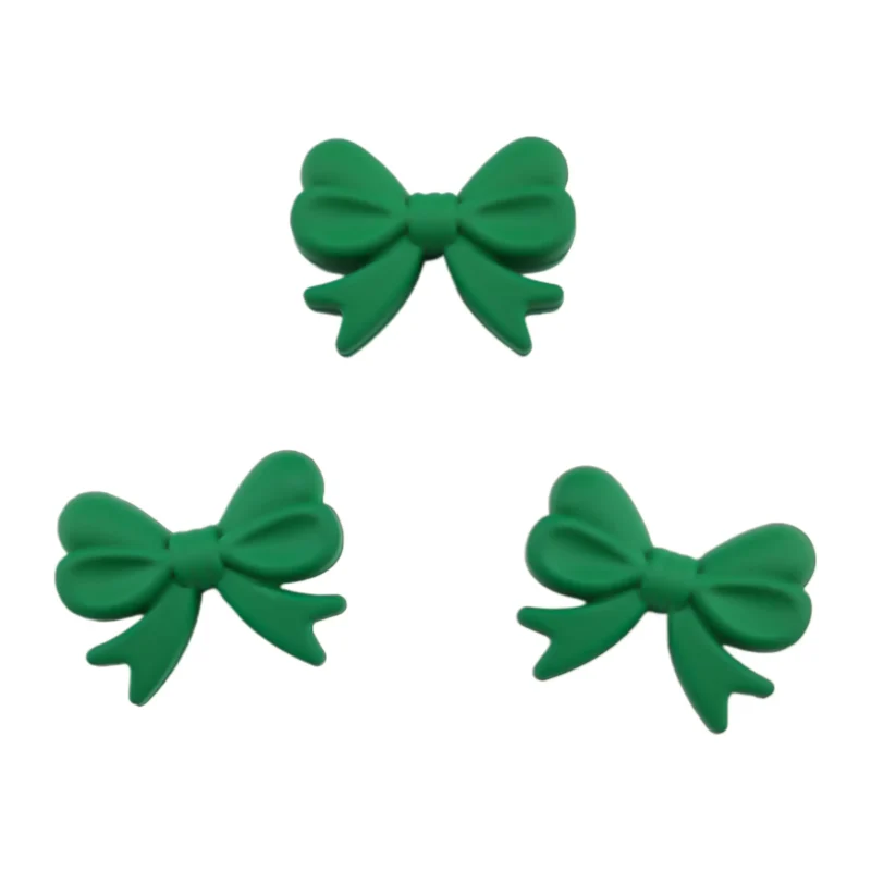 Siliconen kralen - Strik - Verticaal Rijggat - Green Nugget Print