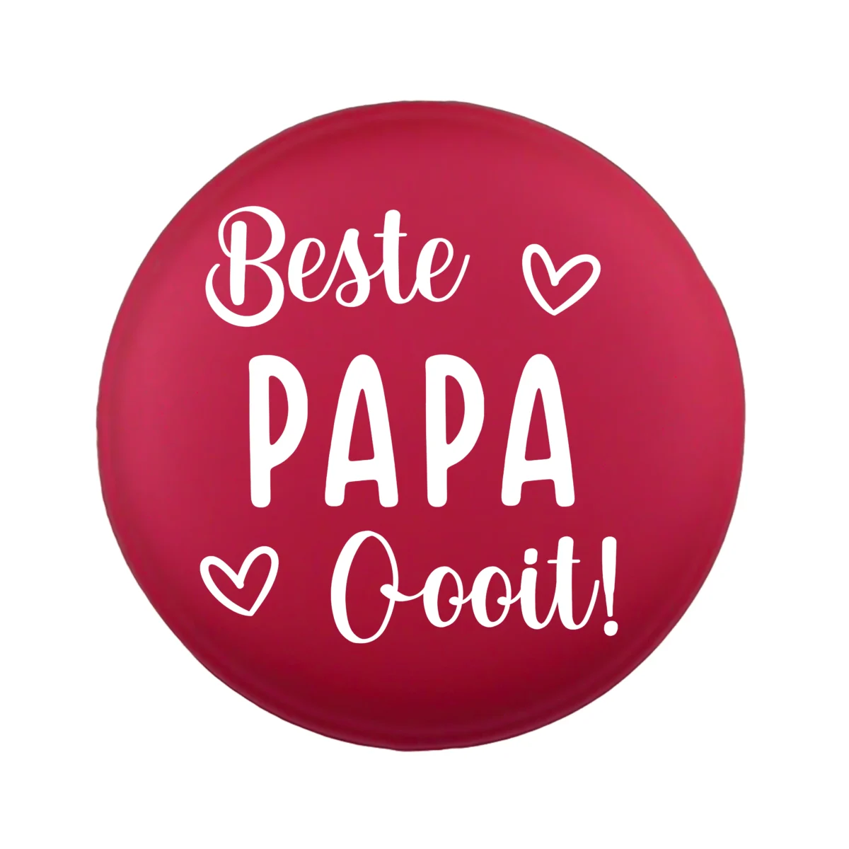 <ul> <li>Gravering: Beste Papa Ooit</li> <li>Wensmuntje van 30 mm - Uniek Design! - Design geregistreerd</li> <li>Speciale Custom made siliconen kralen</li> <li>Deze kralen worden gemaakt met een speciale unieke productietechniek!</li> <li>Meerdere Nugget kleuren te kiezen.</li> <li>Gat van boven naar beneden</li> <li>Hoge kwaliteit baby veilig siliconen</li> <li>Veilig volgens EN-71 chemische testen!</li> </ul> Perfect voor het gebruik op onze wijnstoppers, sleutelhangers, flesopeners, jashangers, notitieboekjes en meer. Jootjes Haakcadeautjes