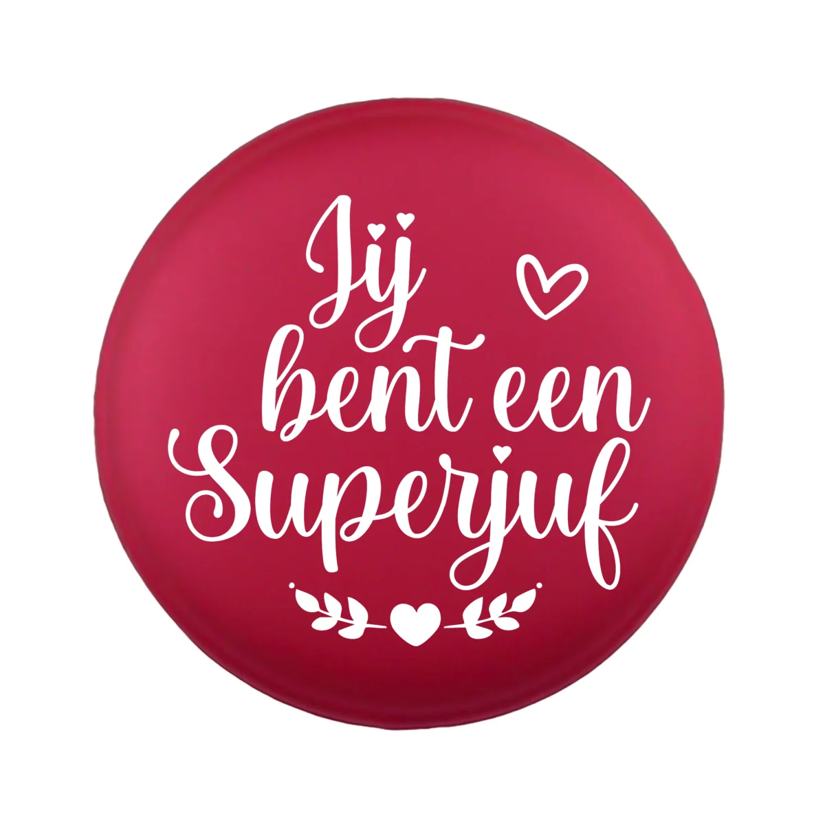 <ul> <li>Gravering: Superjuf</li> <li>Wensmuntje van 30 mm - Uniek Design! - Design geregistreerd</li> <li>Speciale Custom made siliconen kralen</li> <li>Deze kralen worden gemaakt met een speciale unieke productietechniek!</li> <li>Meerdere Nugget kleuren te kiezen.</li> <li>Gat van boven naar beneden</li> <li>Hoge kwaliteit baby veilig siliconen</li> <li>Veilig volgens EN-71 chemische testen!</li> </ul> Perfect voor het gebruik op onze wijnstoppers, sleutelhangers, flesopeners, jashangers, notitieboekjes en meer. Jootjes Haakcadeautjes