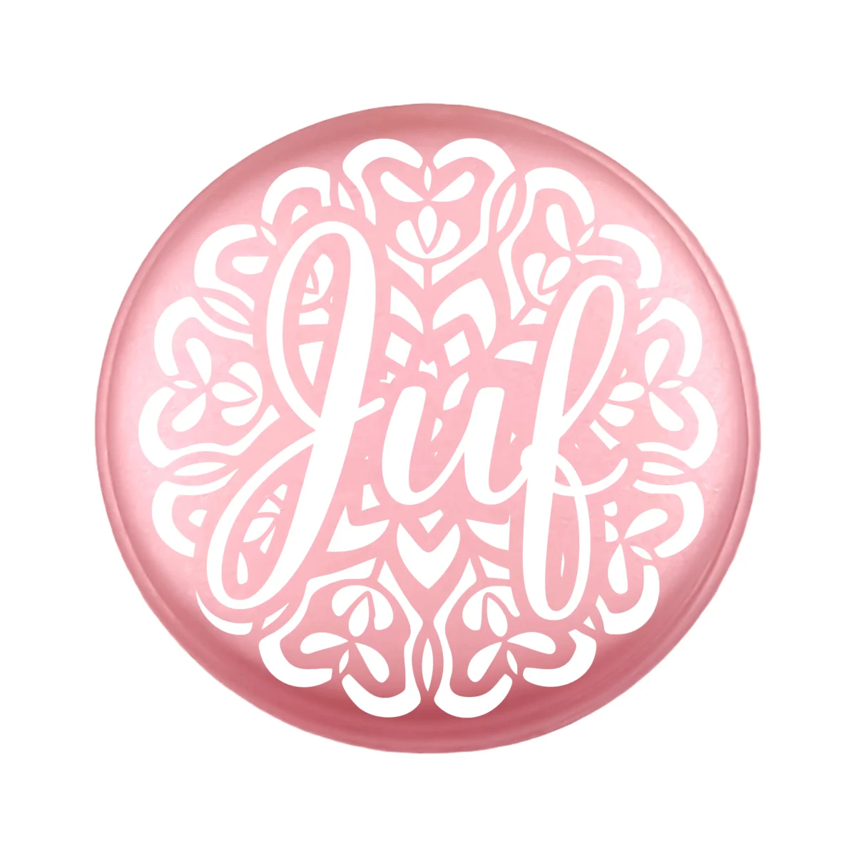 <ul> <li>Gravering: Juf Mandala</li> <li>Wensmuntje van 30 mm - Uniek Design! - Design geregistreerd</li> <li>Speciale Custom made siliconen kralen</li> <li>Deze kralen worden gemaakt met een speciale unieke productietechniek!</li> <li>Meerdere Nugget kleuren te kiezen.</li> <li>Gat van boven naar beneden</li> <li>Hoge kwaliteit baby veilig siliconen</li> <li>Veilig volgens EN-71 chemische testen!</li> </ul> Perfect voor het gebruik op onze wijnstoppers, sleutelhangers, flesopeners, jashangers, notitieboekjes en meer. Jootjes Haakcadeautjes
