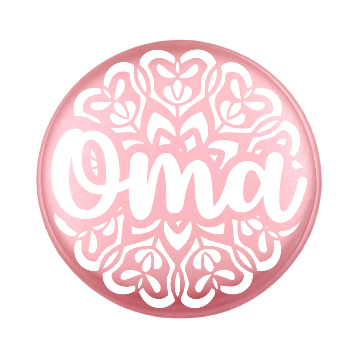 <ul> <li>Gravering: Oma Mandala</li> <li>Wensmuntje van 30 mm - Uniek Design! - Design geregistreerd</li> <li>Speciale Custom made siliconen kralen</li> <li>Deze kralen worden gemaakt met een speciale unieke productietechniek!</li> <li>Meerdere Nugget kleuren te kiezen.</li> <li>Gat van boven naar beneden</li> <li>Hoge kwaliteit baby veilig siliconen</li> <li>Veilig volgens EN-71 chemische testen!</li> </ul> Perfect voor het gebruik op onze wijnstoppers, sleutelhangers, flesopeners, jashangers, notitieboekjes en meer. Jootjes Haakcadeautjes
